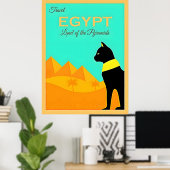 Affiche de voyage en Egypte (Bureau à domicile)