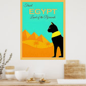 Affiche de voyage en Egypte (Cuisine)