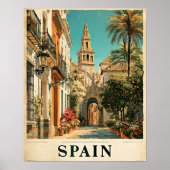 Affiche de voyage en Espagne (Devant)