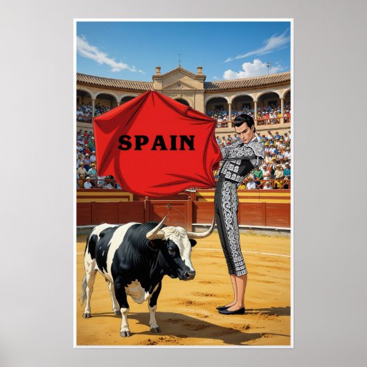 Affiche de voyage en Espagne (Devant)