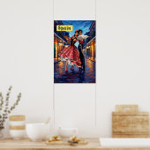 Affiche de voyage en Espagne (Cuisine)