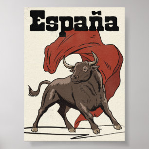 Affiche de voyage en Espagne