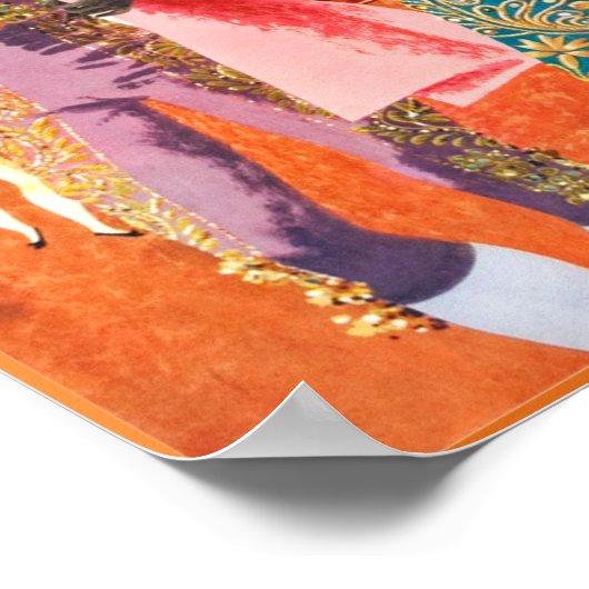 Affiche de voyage en Espagne (Coin)