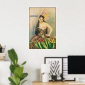Affiche de voyage en Espagne art Barcelone Impress (Bureau à domicile)