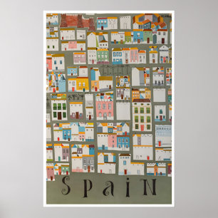 Affiche de voyage en Espagne Art de rue espagnol M