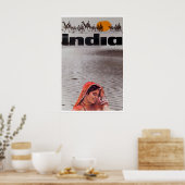 Affiche de voyage en Inde Impression d'art indien (Cuisine)