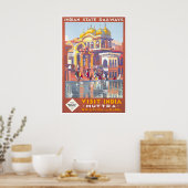 Affiche de voyage en Inde Muttra Roger Broders (Cuisine)