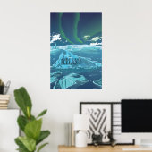 Affiche de voyage en Islande (Bureau à domicile)