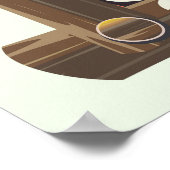 Affiche de voyage en Islande de Westfjords (Coin)