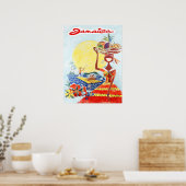 Affiche de voyage en Jamaïque (Cuisine)