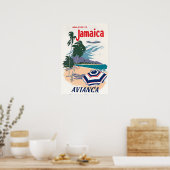 Affiche de voyage en Jamaïque Impression d'art jam (Cuisine)