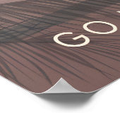 Affiche de voyage en longboard (Coin)