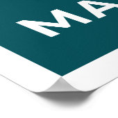 Affiche de voyage en MALAISIE (Coin)