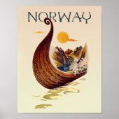 Affiche de voyage en Norvège (Devant)