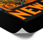 Affiche de voyage en Nouvelle-Zélande (Coin)