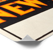 Affiche de voyage en Nouvelle-Zélande (Coin)