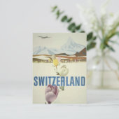 Affiche de voyage en Suisse Carte postale (Debout devant)