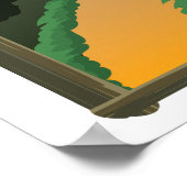 Affiche de voyage en Toscane Italie (Coin)