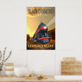 Affiche de voyage en train Black Diamond Express o (Cuisine)