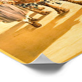 Affiche de voyage en Tunisie (Coin)