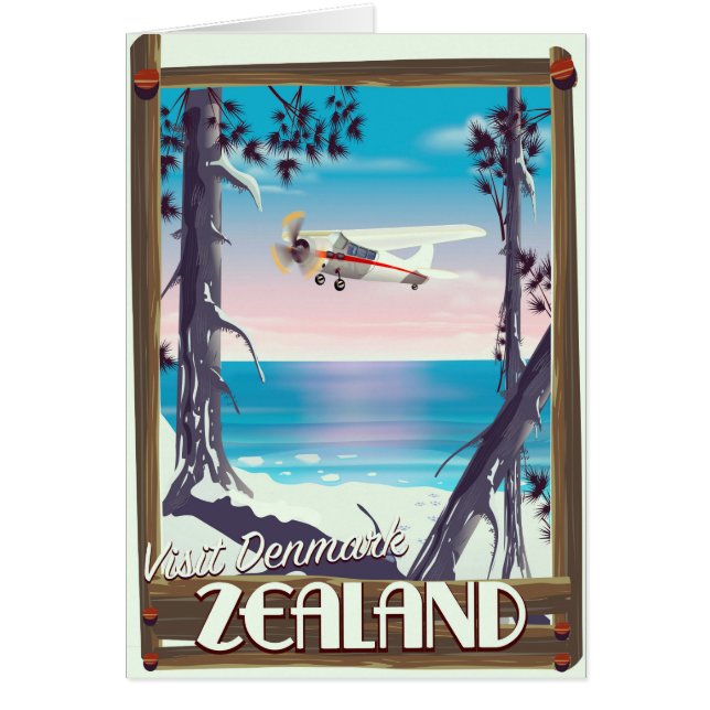 Affiche de voyage en Zélande Danemark (Devant)