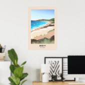 Affiche de voyage Eriskay Écosse (Bureau à domicile)
