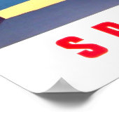 Affiche de voyage espagnole vintage (Coin)