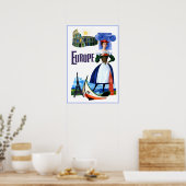 Affiche de voyage Europe (Cuisine)