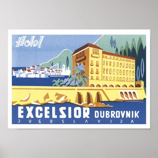 Affiche de voyage Excelsior Dubrovnik (Devant)
