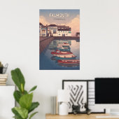 Affiche de voyage Falmouth Cornwall (Bureau à domicile)