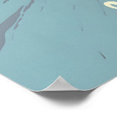 Affiche de voyage Flachau Snowboarding (Coin)