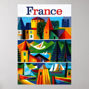 Affiche de voyage France