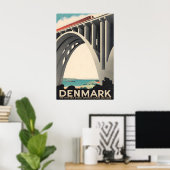 Affiche de voyage Funen Impression d'art Danemark  (Bureau à domicile)