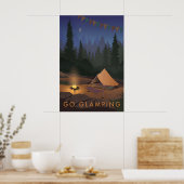 Affiche de voyage : Glamping en liberté (Cuisine)