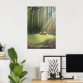Affiche de voyage Go Geocaching (Bureau à domicile)