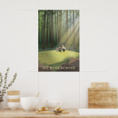 Affiche de voyage Go Geocaching (Cuisine)