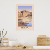 Affiche de voyage Great Gable Mountain Lake Distri (Cuisine)