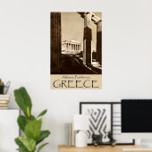 Affiche de voyage Grèce Athènes Impression Parthén (Bureau à domicile)