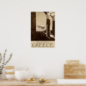 Affiche de voyage Grèce Athènes Impression Parthén (Cuisine)