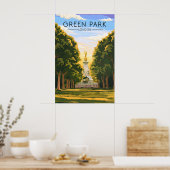 Affiche de voyage Green Park Londres (Cuisine)