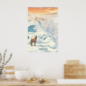 Affiche de voyage Gullfoss cascade Islande (Cuisine)