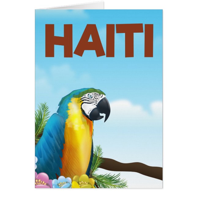 Affiche de voyage Haïti (Devant)