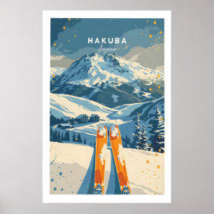 Affiche de voyage Hakuba - Japon 1