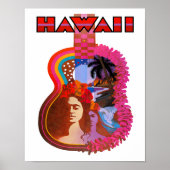 Affiche de voyage Hawaii (Devant)