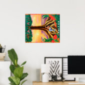 Affiche de voyage Hawaii (Bureau à domicile)