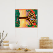 Affiche de voyage Hawaii (Cuisine)