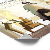 Affiche de voyage Ho chi minh vietnam (Coin)