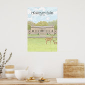 Affiche de voyage Holkham Park Norfolk (Cuisine)