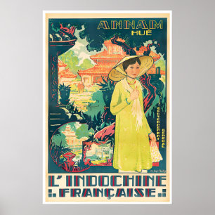 Affiche de voyage Hue Vietnam Art Impression vietn