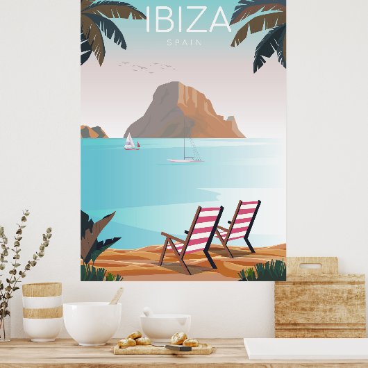 Affiche de voyage Ibiza (Cuisine)